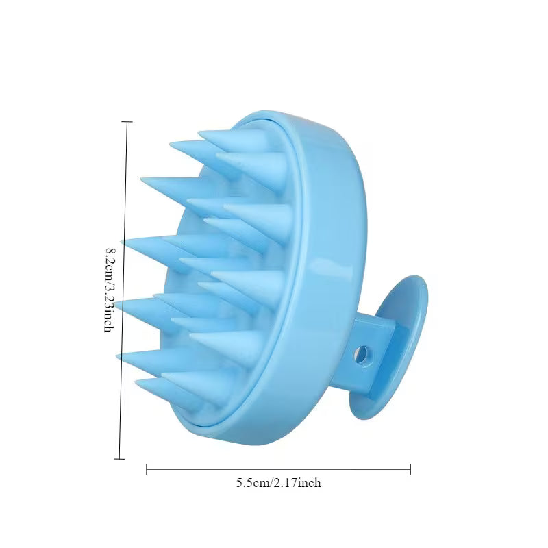 Silicone Hair Brush with Scalp Massage