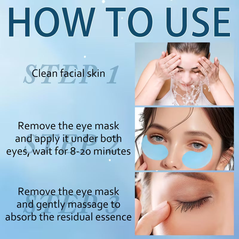 60pcs Collagen & Retinol Eye Mask – Deep Hydration & Firming Care