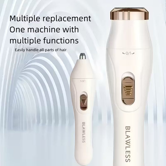 3-in-1 Electric Hair Removal Set – USB Rechargeable Trimmer for Women