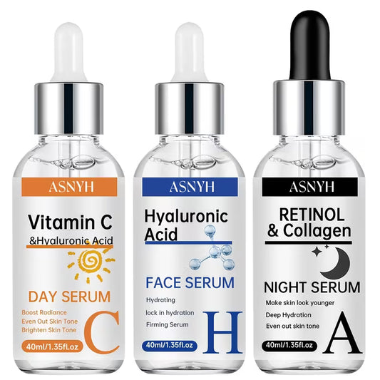 ASNYH 3-Pc Day & Night Skincare Set