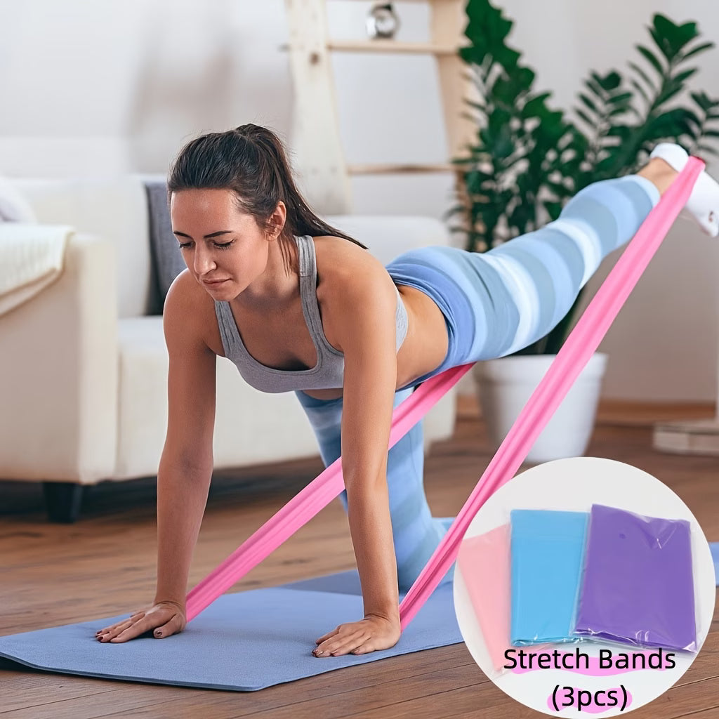Elastic Band Set – TPE Resistance Bands with 3–5 Strength Levels